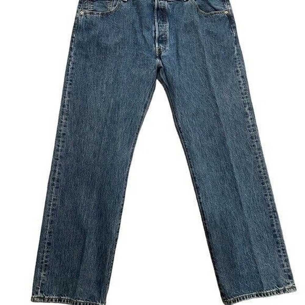 Levi's Used Men's Levi's 501 Jeans 42x32 Straight… - image 2