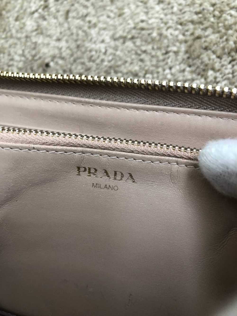 Prada Prada saffiano metal leather zippy wallet - image 4