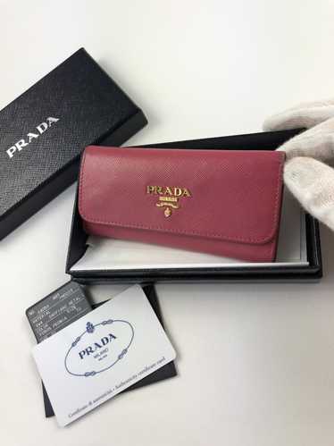 Prada Prada saffiano metal leather key holder - image 1