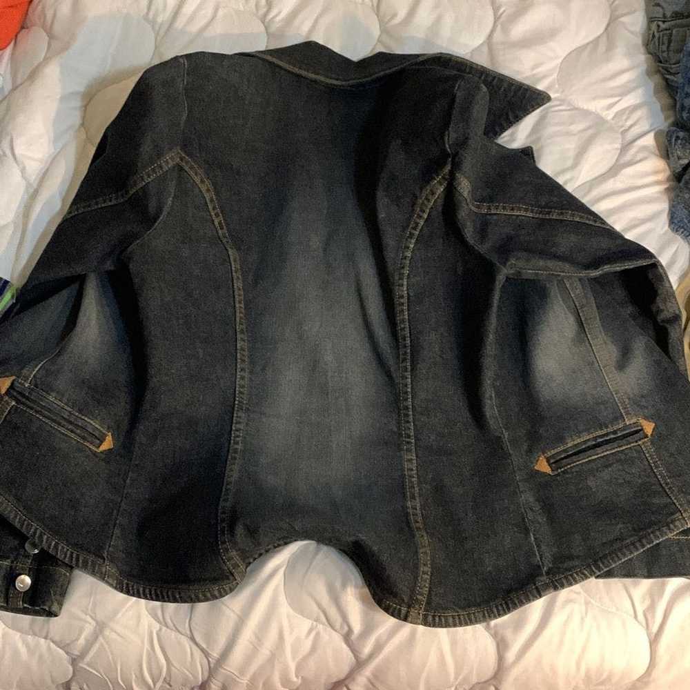 Brand Frankie B Jean Jacket Size Large Vintage - image 11