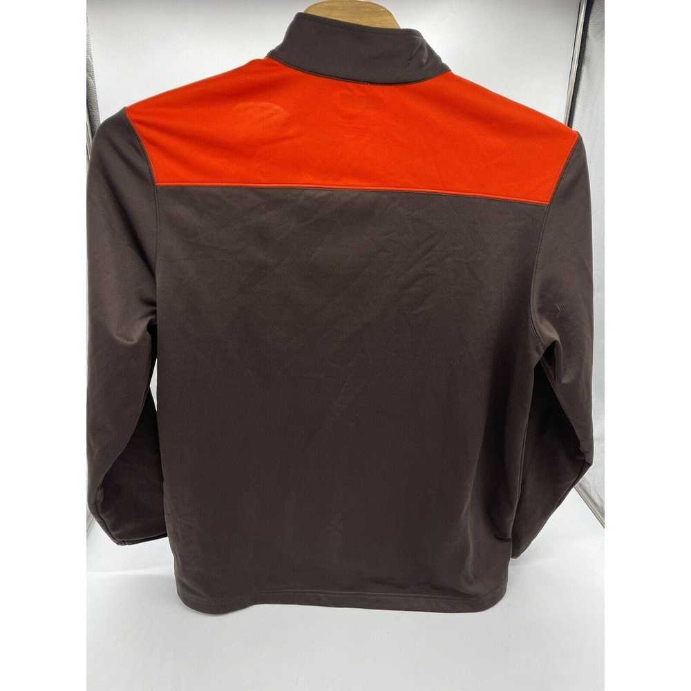 NFL NFL Team Apparel Cleveland Browns 1/4 Zip Pul… - image 5