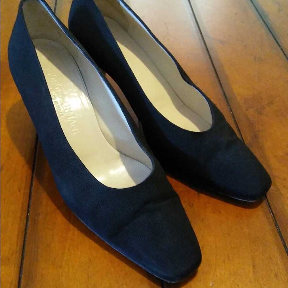 Giorgio Armani Giorgio Armani vintage heels black… - image 1
