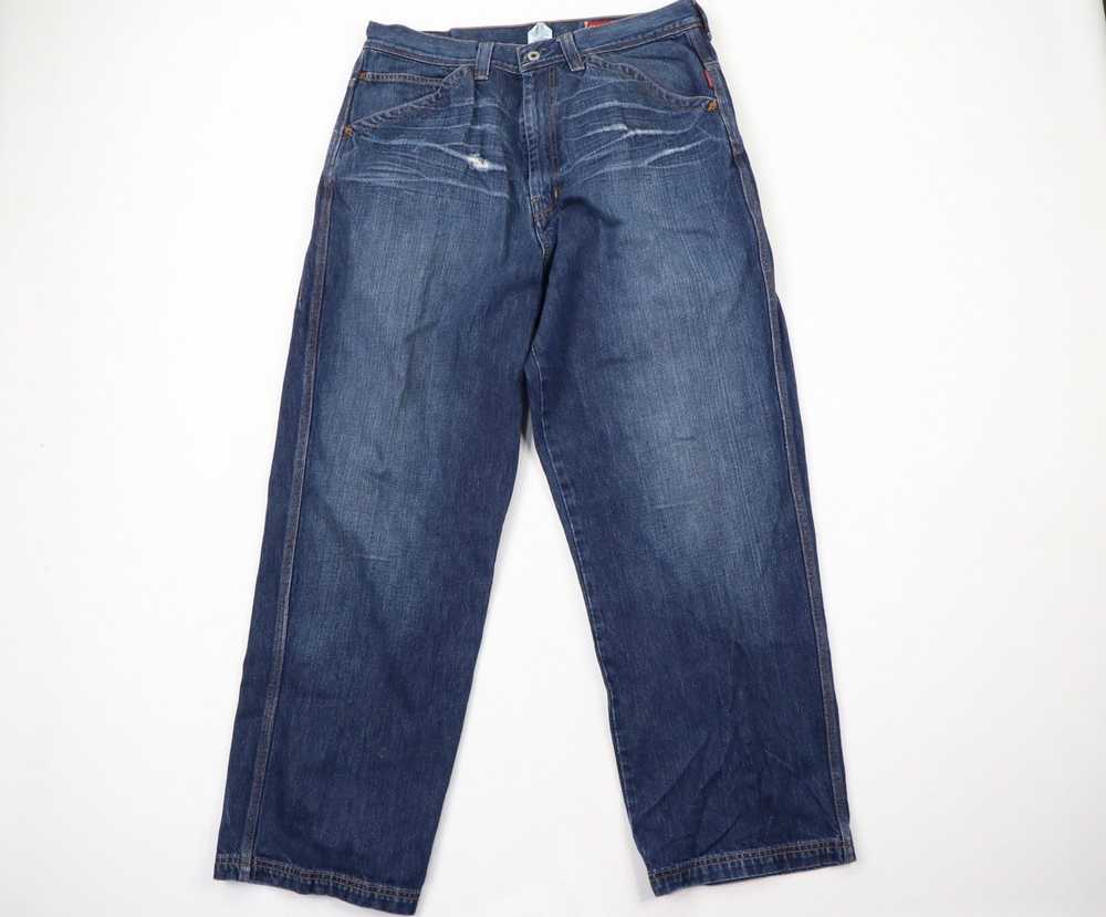 Guess × Vintage Vintage Guess Jeans Distressed Ba… - image 1
