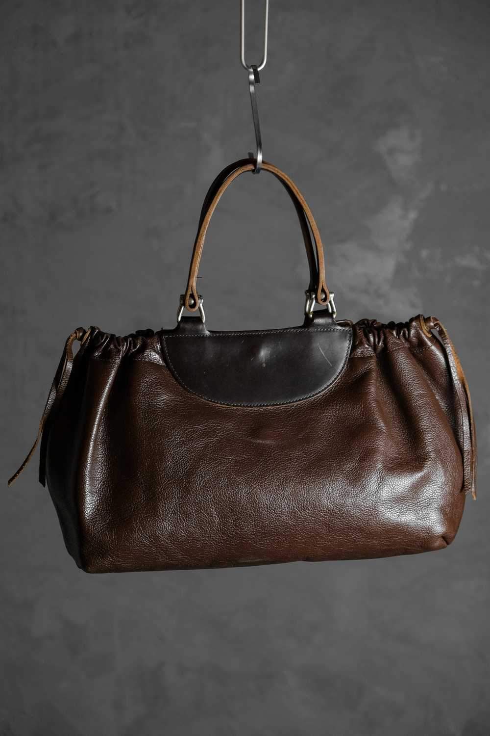 Il Bisonte IL BISONTE Genuine Leather Tote Bag - image 3