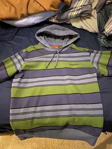 Supreme striped hoodie - Gem