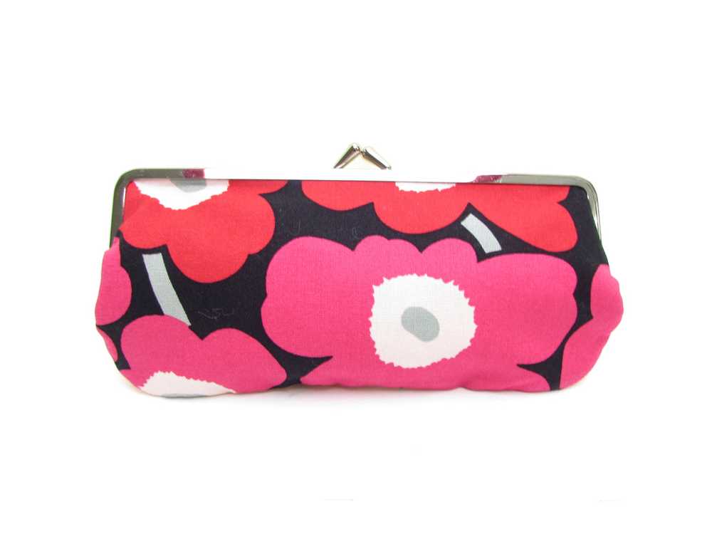 Marimekko Mini Unikko Rectangular Coin Purse Pink… - image 10