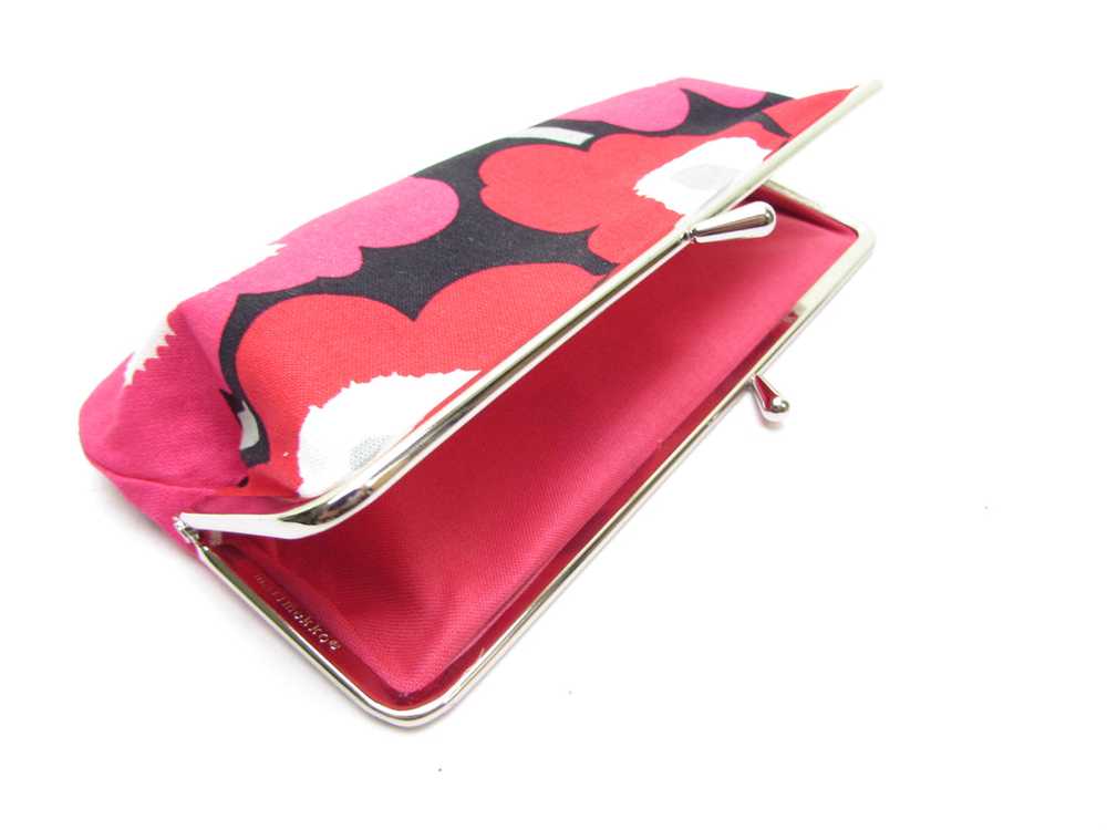 Marimekko Mini Unikko Rectangular Coin Purse Pink… - image 6