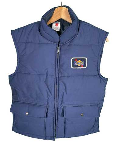 Gas × Vintage Sunoco Gas Puffer Vest