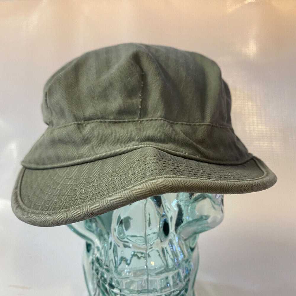 Vintage US Military 1943 Herringbone Twill Cap Ha… - image 1