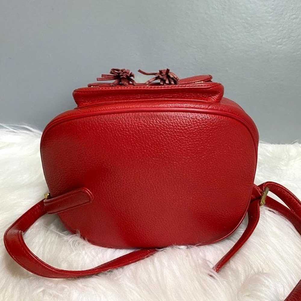 MCM × Vintage MCM Vintage Red Leather Backpack - image 5