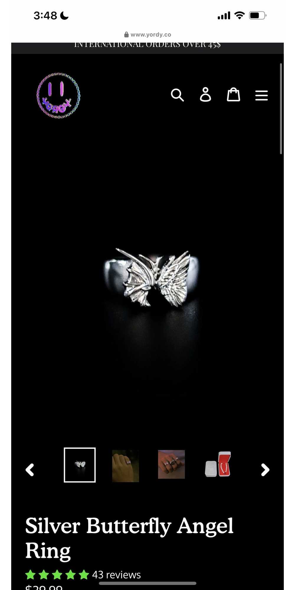 Jewelry “Butterfly Angel” Ring - image 2