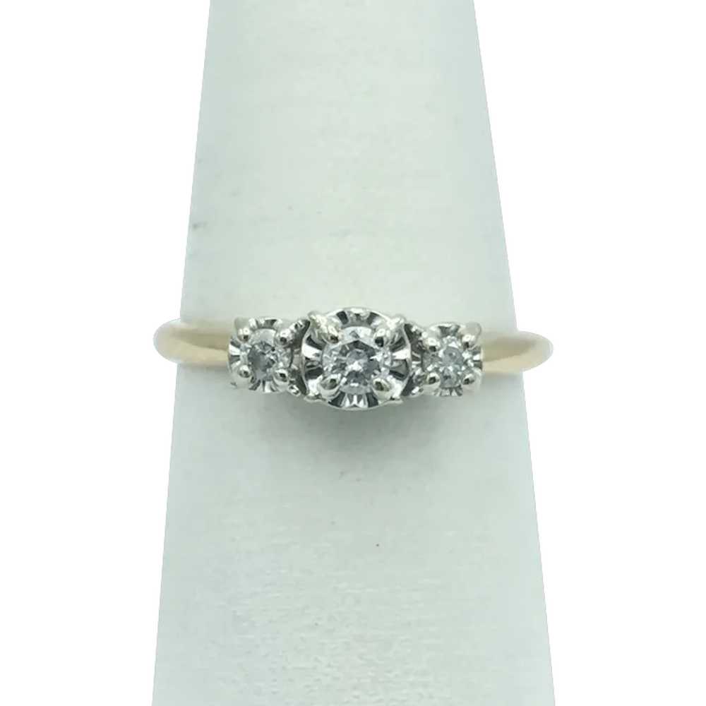 10K .21 CTW Diamond Fashion Ring - image 1