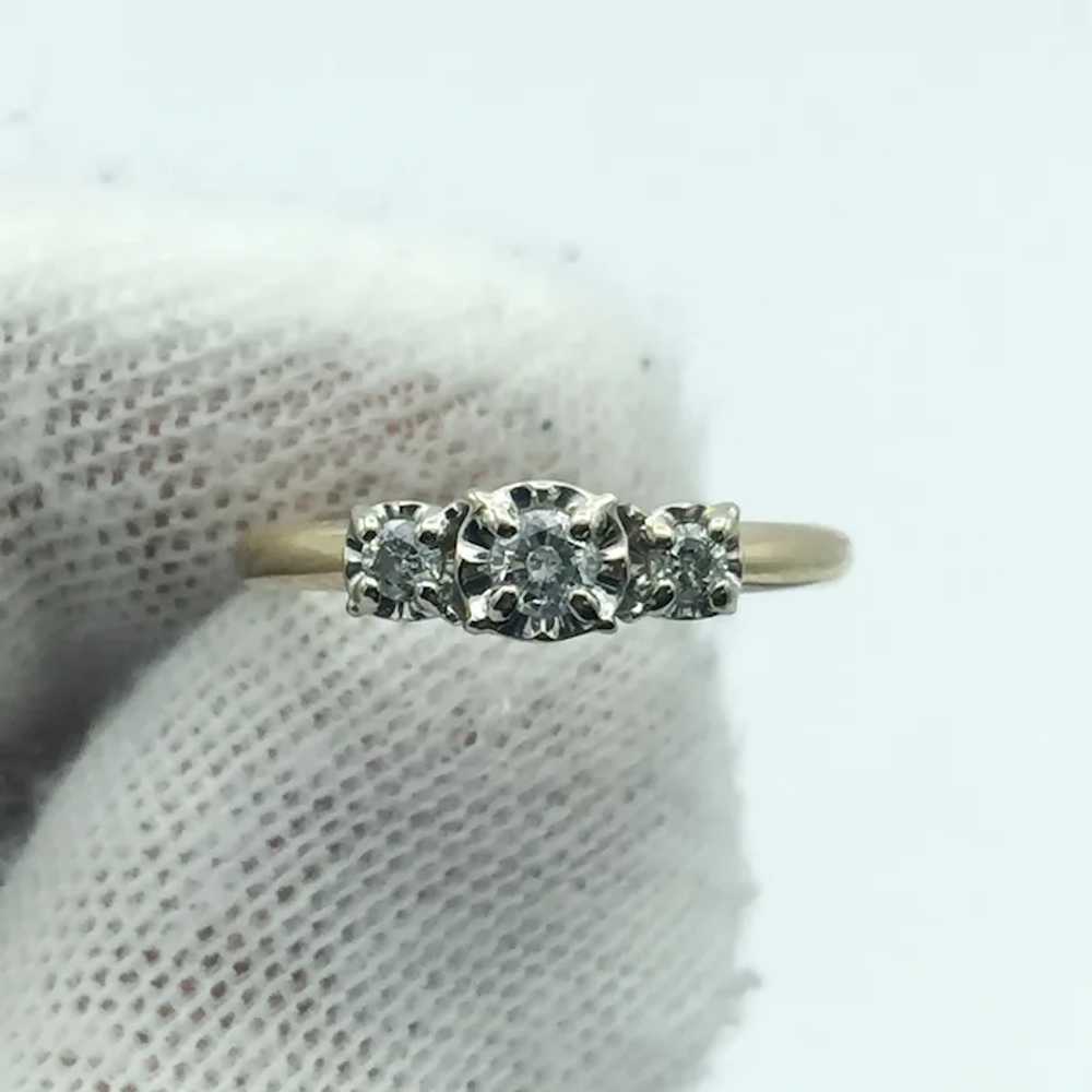 10K .21 CTW Diamond Fashion Ring - image 5