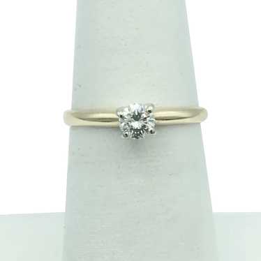 14K .30 CTW Diamond Solitaire Ring