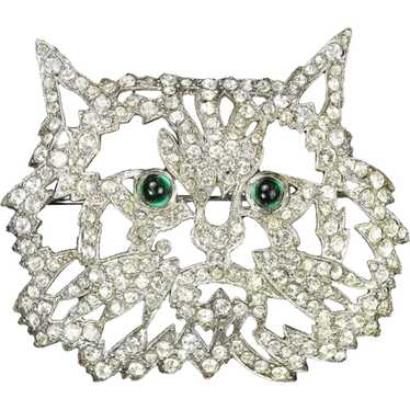 KTF Trifari 'Alfred Philippe' Pave Crystal Openwo… - image 1