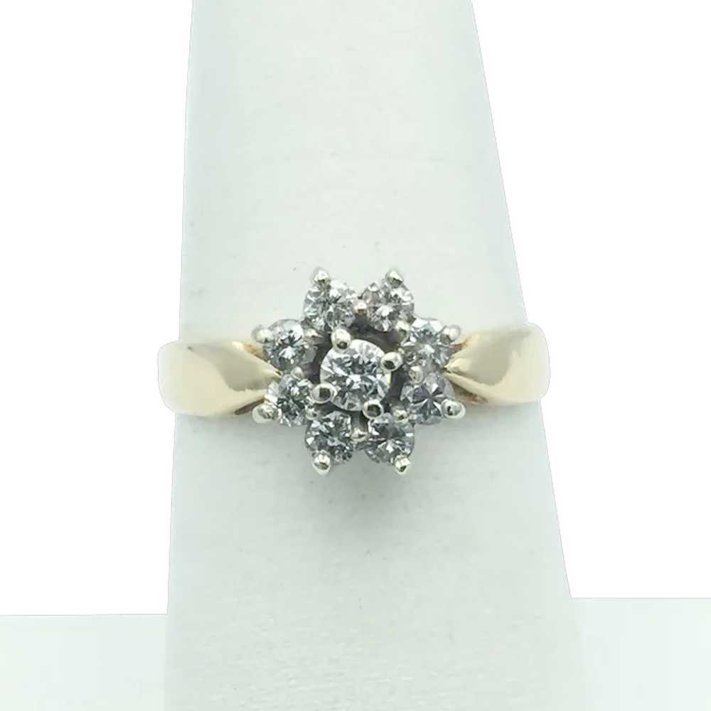 14K .50 CTW Diamond Fashion Ring - image 1
