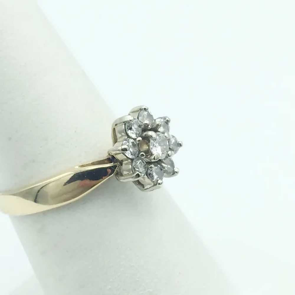14K .50 CTW Diamond Fashion Ring - image 3