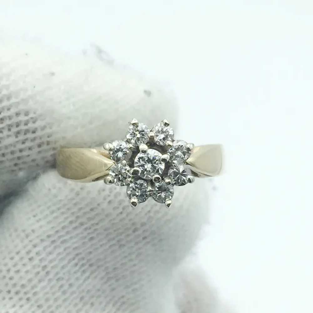 14K .50 CTW Diamond Fashion Ring - image 5