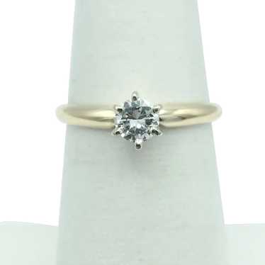 14K .33 CTW Diamond Solitaire Ring