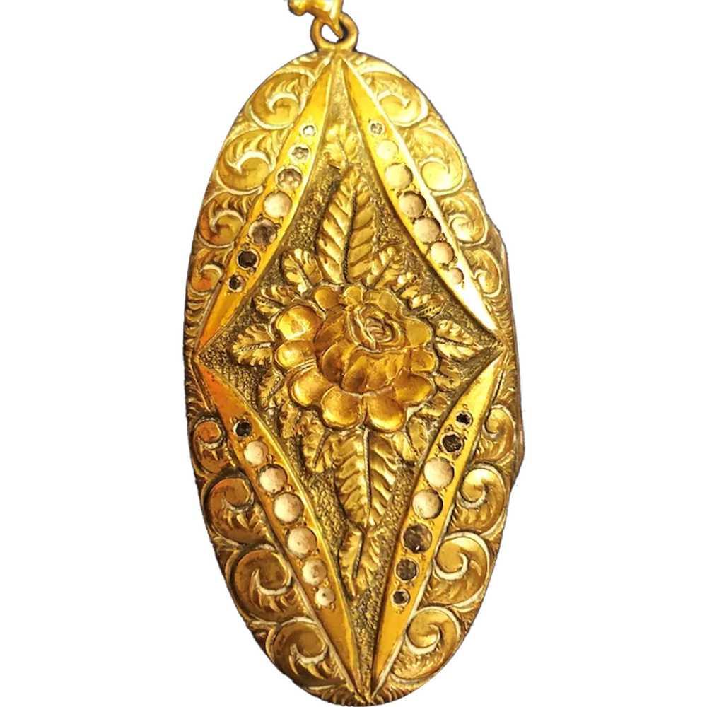 Antique W & S Blackinton Gold-Filled Art Nouveau … - image 1
