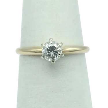 14K .43 CTW Diamond Solitaire Ring