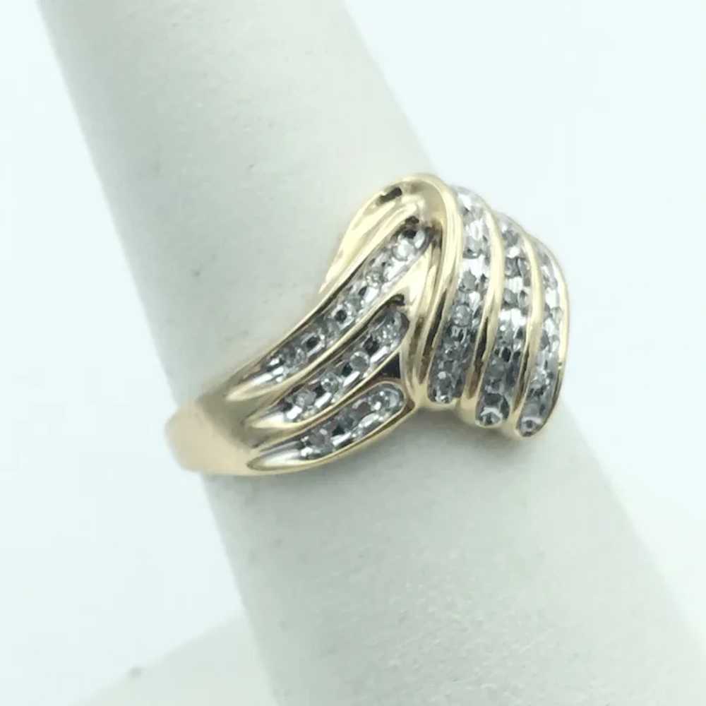 10K .45 CTW Diamond Fashion Ring - image 3