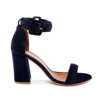 By Far Block Heel Sandal - 38 - Gem