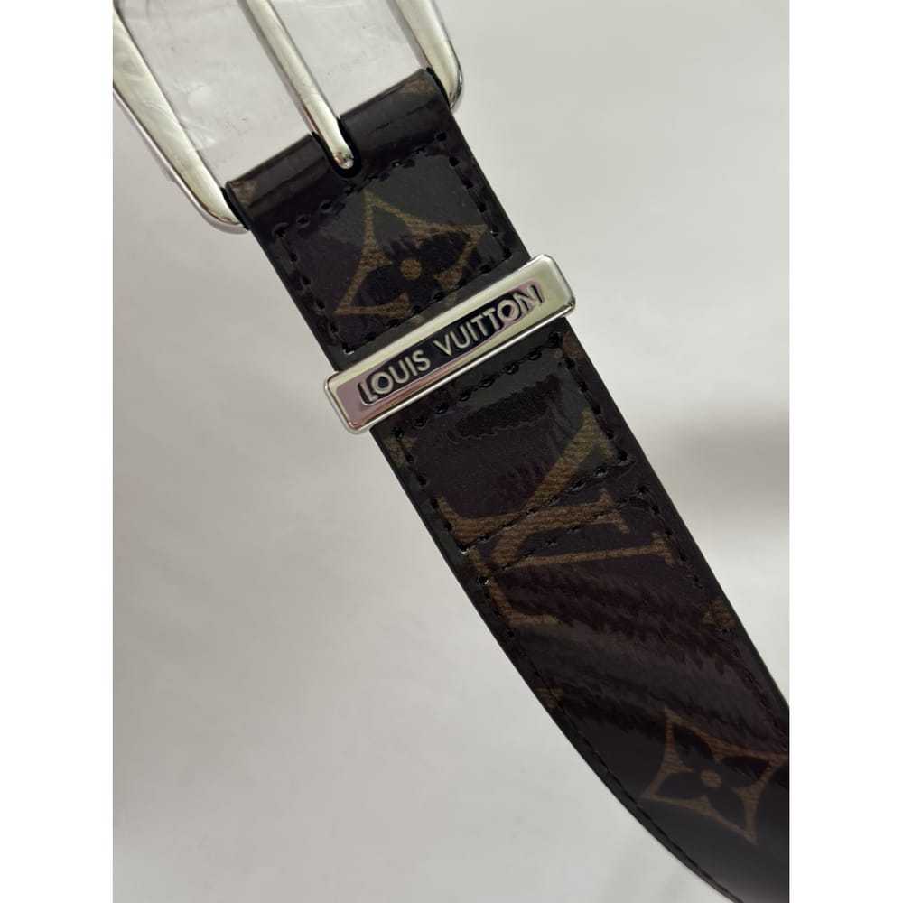 Louis Vuitton Mens Monogram Leather Belt MP228 Signature Belt Size 44
