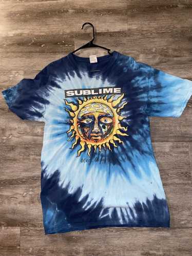 Sublime × Vintage tie dye sublime t-shirt
