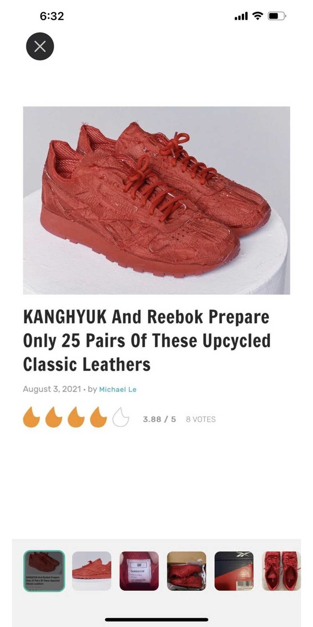 Dover Street Market × Kanghyuk × Reebok Kanghyuk … - image 1