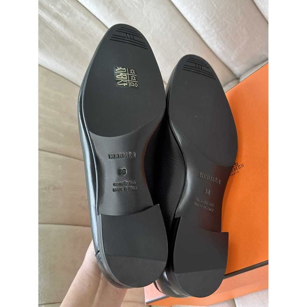 Hermès Paris leather flats - image 4