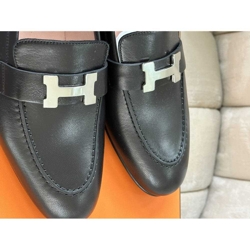 Hermès Paris leather flats - image 6