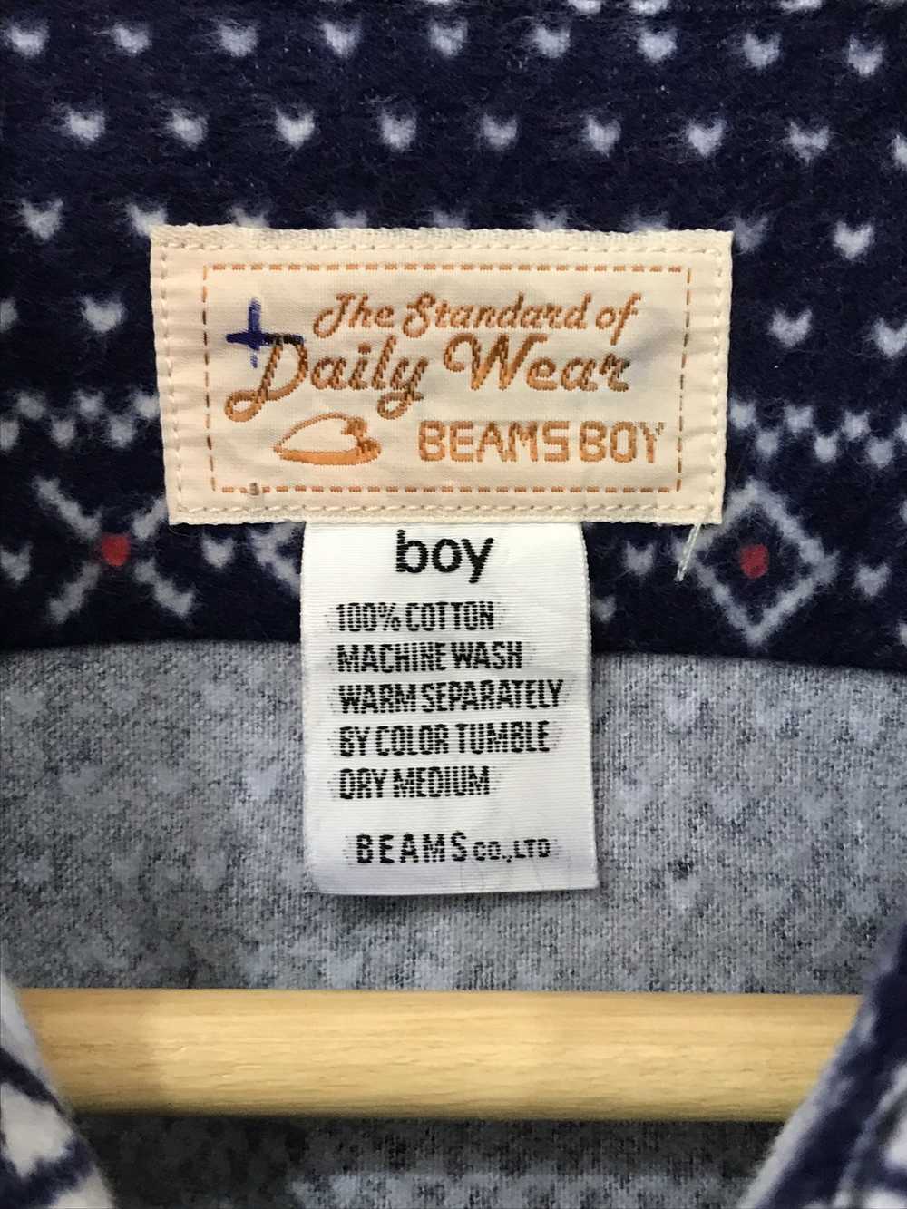 Beams Plus Beams Boy Cotton Flannel Aztec Tribal … - image 4