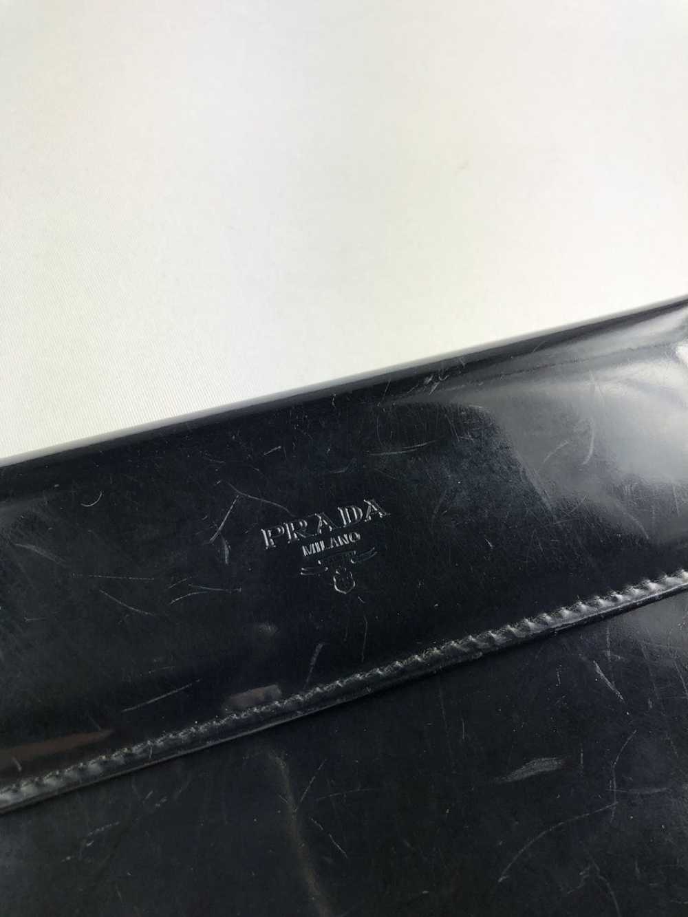 Prada Prada milano black leather trifold wallet - image 2