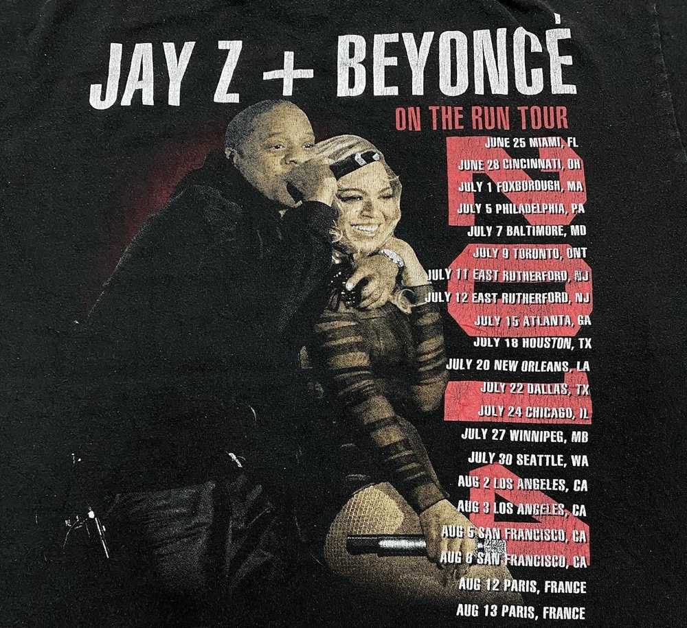 Jay Z × Rap Tees × Vintage Vintage Jay Z & BEYONC… - image 3
