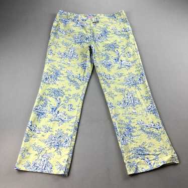 Vintage Vintage Angel Cherub Pants 12 Yellow Blue… - image 1