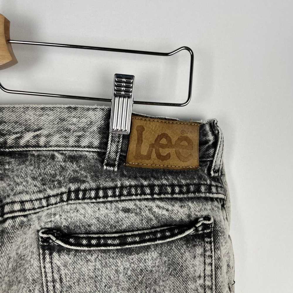 Lee Vintage 80s 90s Lee Acid Wash Jeans Pants 33 … - image 6