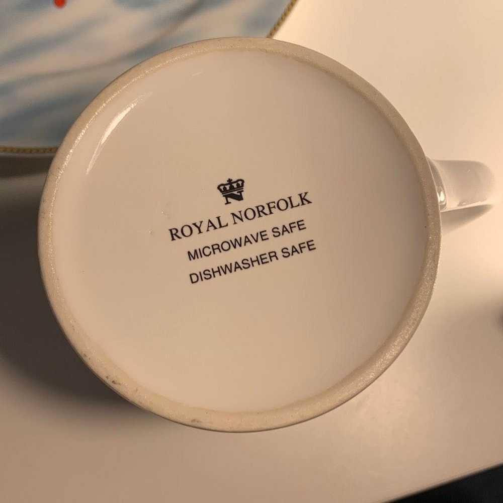 Brand Royal Norfolk Coffee Mug and Plate set. Yer… - image 8