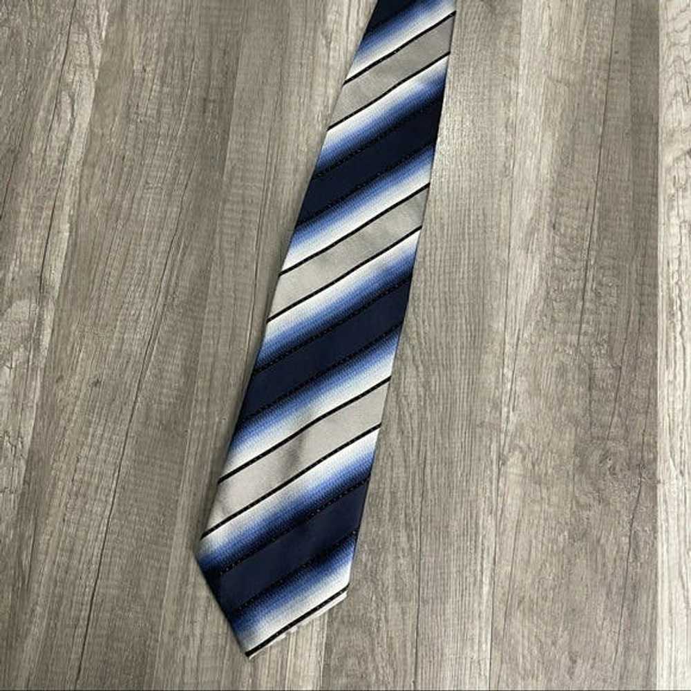 Robert Villini Roberto Villini Couture Striped Tie - image 2