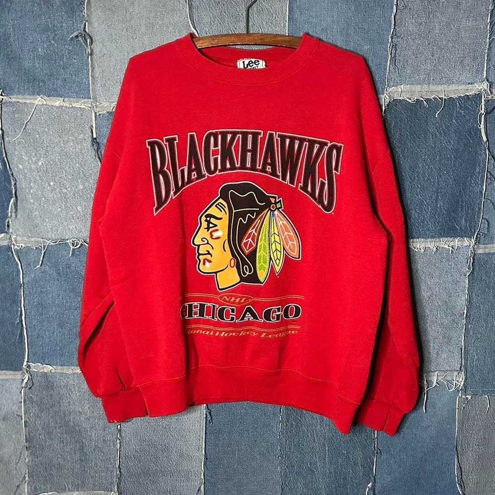 NHL Chicago Blackhawks Logo Red Baseball Jersey Shirt Custom Name For Men  And Women - YesItCustom