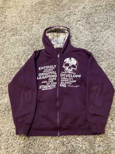 Streetwear Purple Y2K zip up - slightly worn