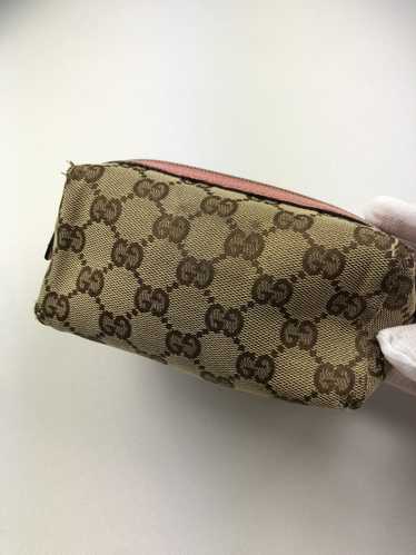 Gucci Gucci gg beige canvas mini clutch bag