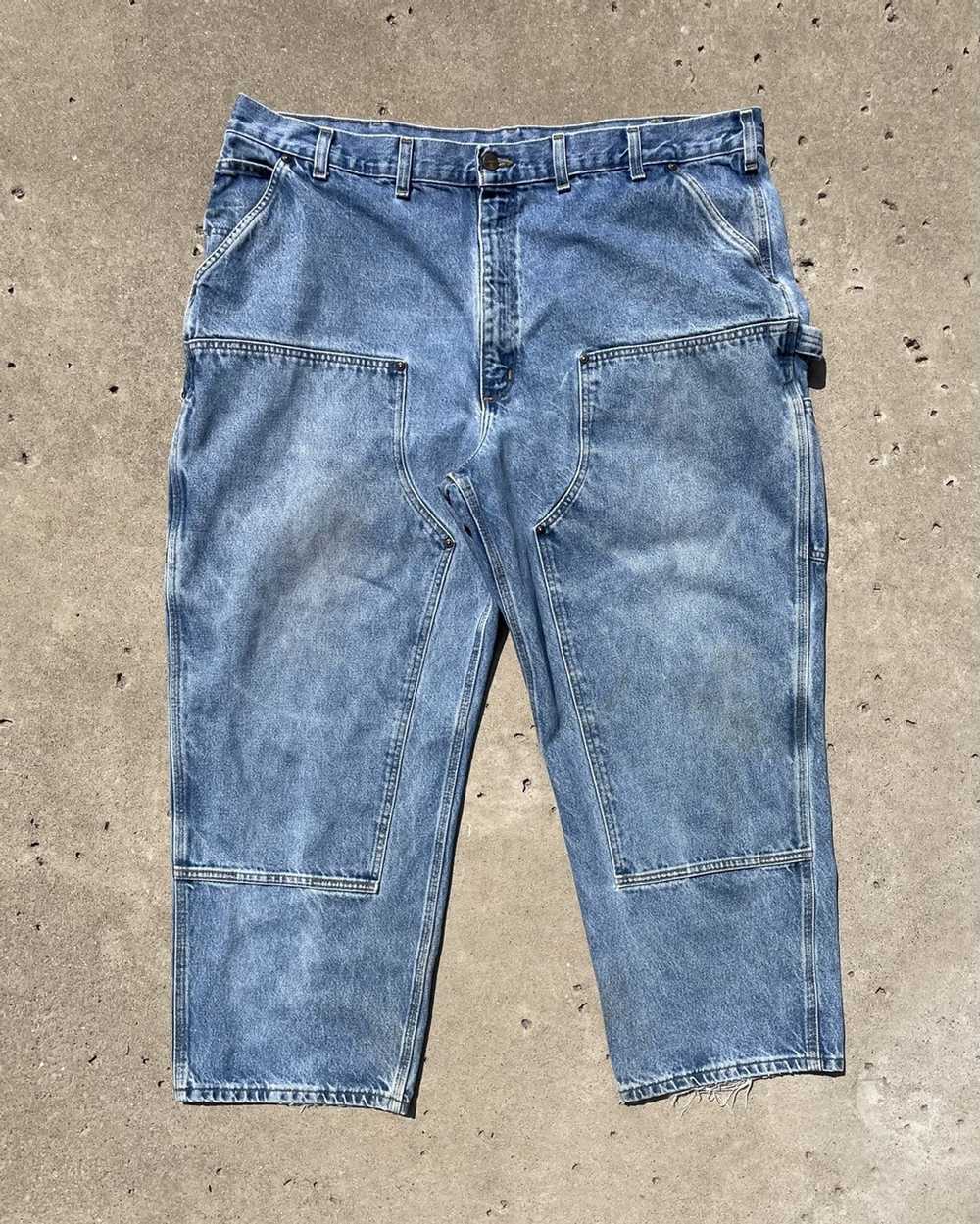 Vintage Vintage Carhartt Double Knee Denim Pants - image 1