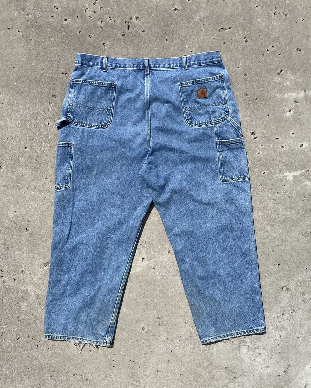 Vintage Vintage Carhartt Double Knee Denim Pants - image 3