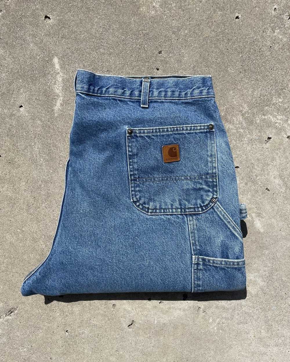 Vintage Vintage Carhartt Double Knee Denim Pants - image 4