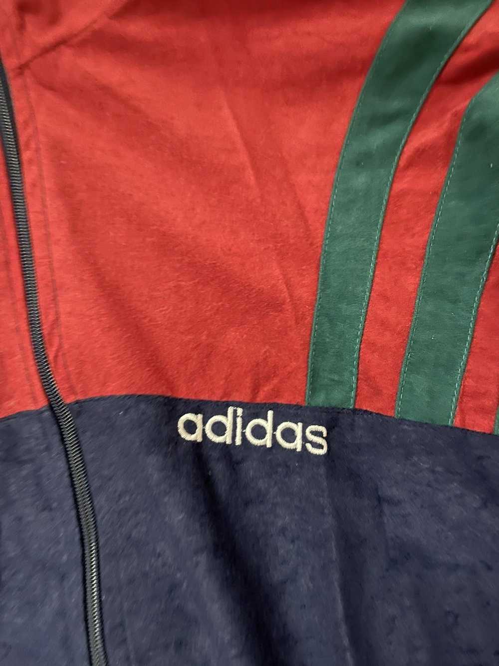 Adidas × Vintage Adidas 80s vintage velour track … - image 4