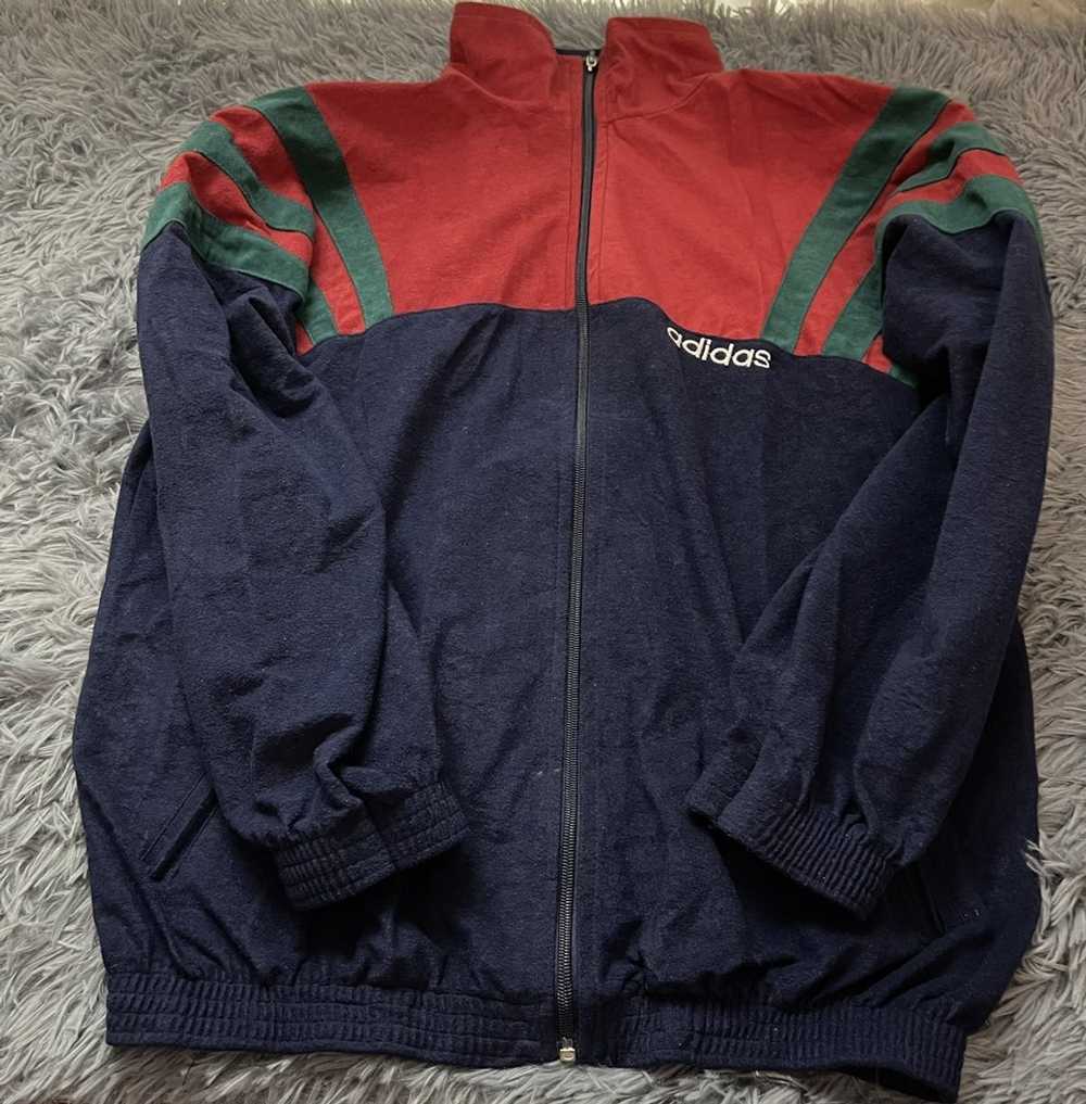 Adidas × Vintage Adidas 80s vintage velour track … - image 6