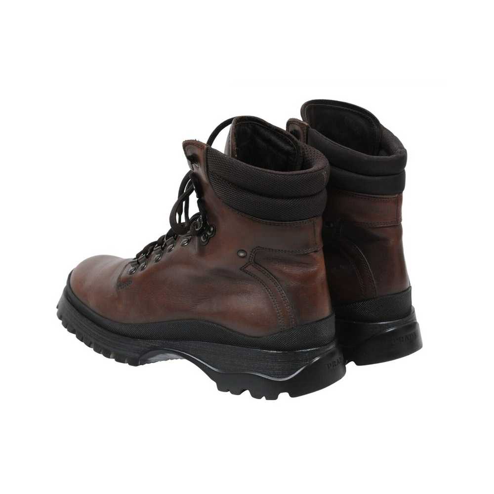 人気ブランドの新作 ブーツ PRADA - Prada Studded Leather Hiking