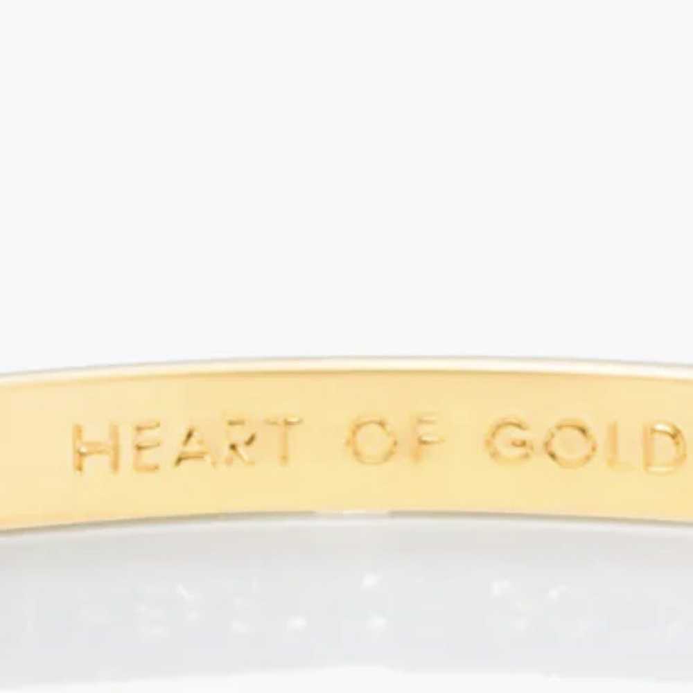 Kate Spade Kate Spade Heart of Gold idiom bangle … - image 3