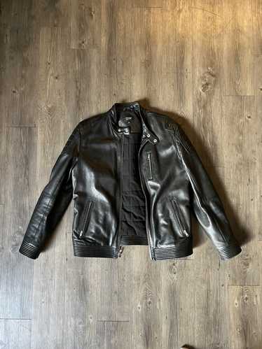 Lamarque Genuine Leather Moto Jacket